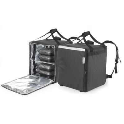 Tepelně izolovaný přepravní batoh, HENDI, 75,2L, Černá, 410x410x(H)480mm | 709801